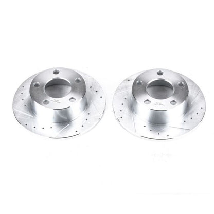 Power Stop 95-04 Audi A6 Rear Evolution Drilled & Slotted Rotors - Pair PowerStop