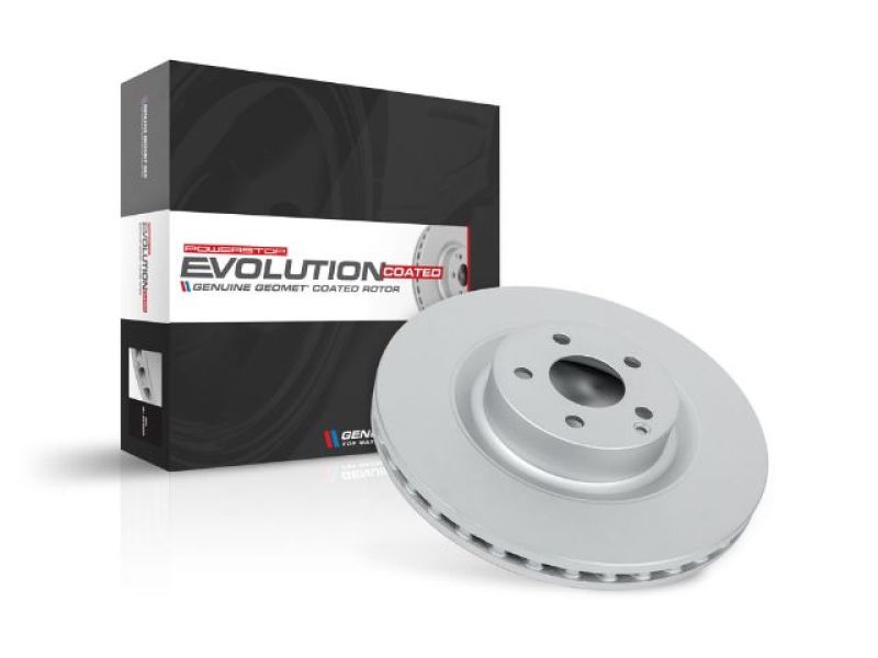 Power Stop 06-12 Mitsubishi Eclipse Front Evolution Geomet Coated Rotor