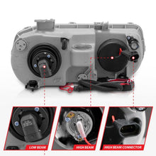 Load image into Gallery viewer, ANZO ACURA INTEGRA 94-97 PROJECTOR HALO HEADLIGHTS BLACK - 121003