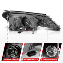 Load image into Gallery viewer, ANZOTOYOTA RAV-4 13-15 PROJECTOR PLANK STYLE HEADLIGHTS BLACK (FOR HALOGEN ONLY) - 111332