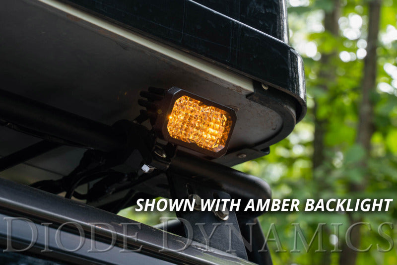 Diode Dynamics Stage Series 2 In LED Pod Sport - White Flood Standard RBL (Pair) Diode Dynamics