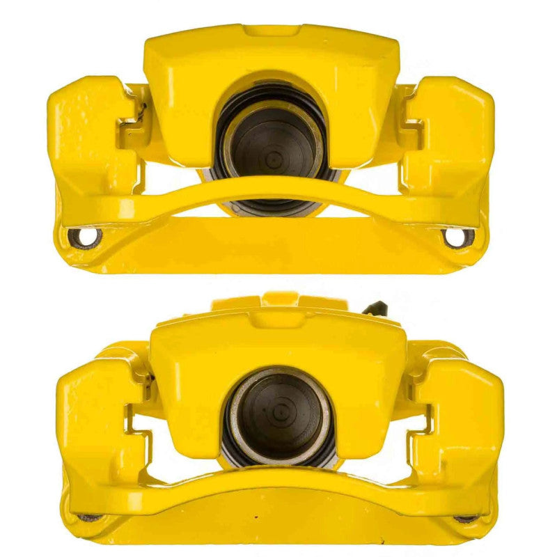 Power Stop 17-20 Toyota 86 Rear Yellow Caliper w/Bracket (Pair) PowerStop
