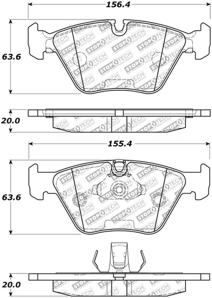 StopTech Street Disc Brake Pads - 305.09460 Stoptech