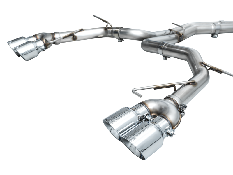 AWE Tuning 19-23 Audi C8 S6/S7 2.9T V6 AWD Track Edition Exhaust - Chrome Silver Tips AWE Tuning