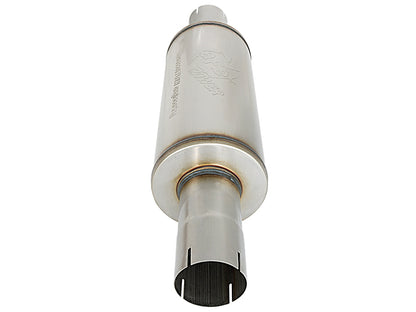 afe ATLAS Muffler 3-1/2 IN ID Center/Center x 7 IN Dia. X 16 IN L - Round Body