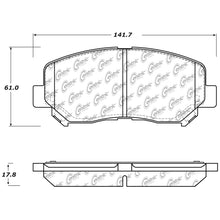 Load image into Gallery viewer, StopTech Premium Ceramic Front Brake Pads - 308.16400