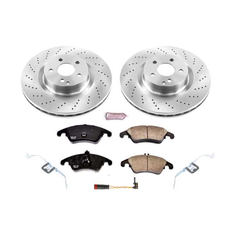 Power Stop 12-15 Mercedes-Benz C250 Front Autospecialty Brake Kit PowerStop
