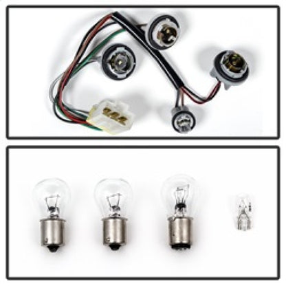 Xtune Nissan Hardbody Pickup/D21 1986-1997 Tail Lights OEM ALT-JH-NP86-OE-RC SPYDER