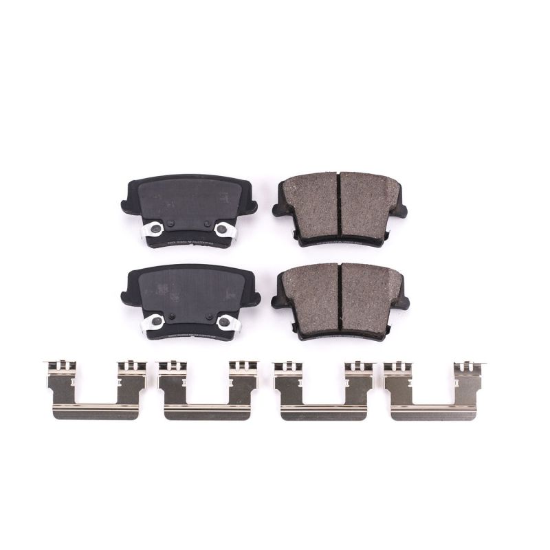 Power Stop 06-14 Dodge Charger Rear Z17 Evolution Ceramic Brake Pads w/Hardware PowerStop