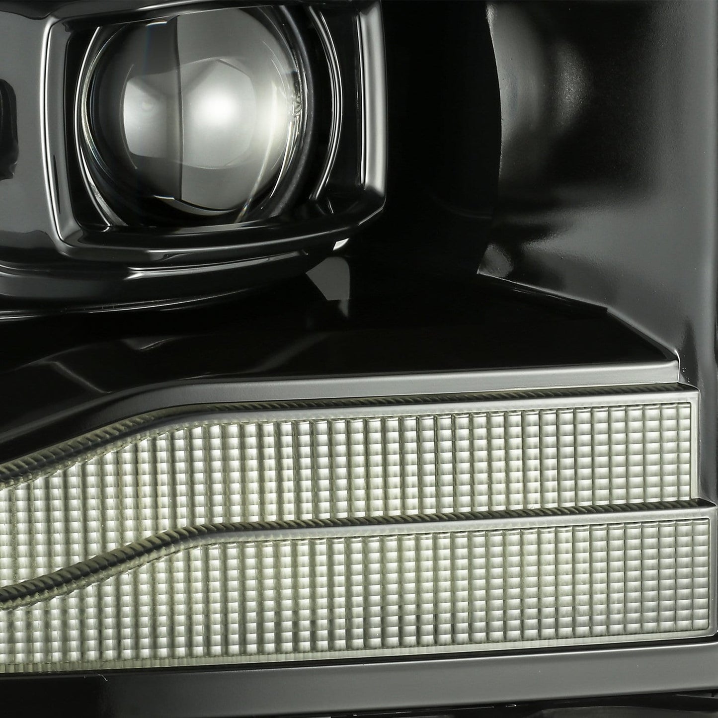 AlphaRex 06-08 Dodge Ram PRO-Series Halogen Projector Headlights Alpha-Black - 880530 AlphaRex