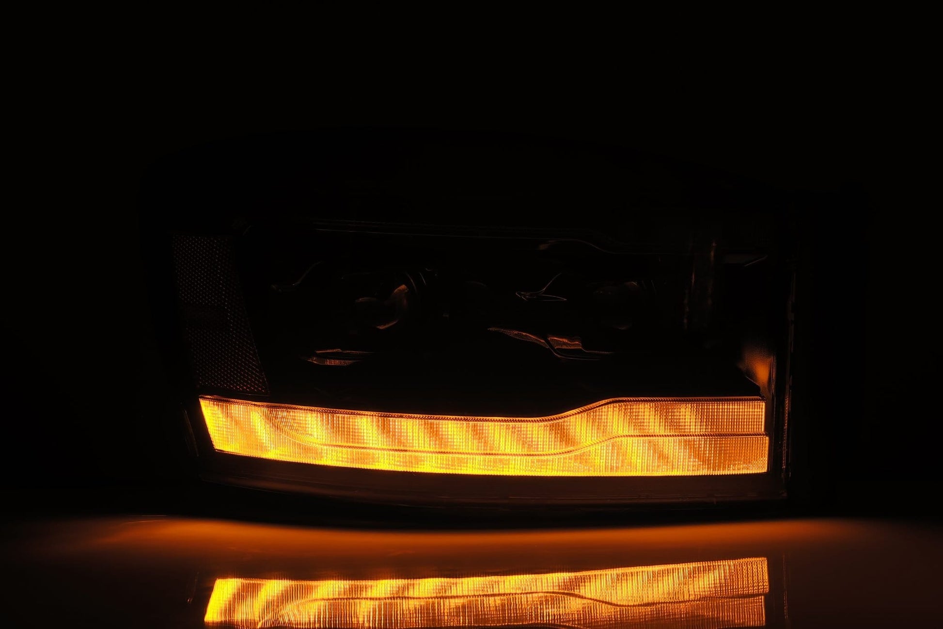 AlphaRex 06-08 Dodge Ram PRO-Series Halogen Projector Headlights Alpha-Black - 880530 AlphaRex