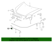 Load image into Gallery viewer, Genuine OEM Honda Civic CR-V Hood Prop Rod Holder Clip (90672-S5A-003) X1