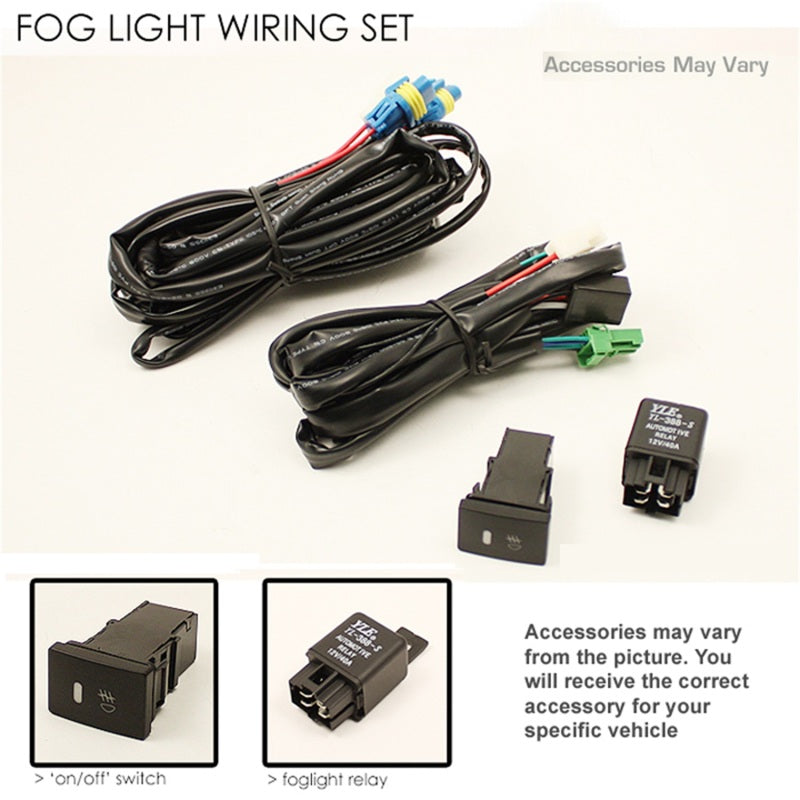Spyder Mazda 3 2.5L 2010-2011 (excluding Speed3 Models)OEM Fog Lights w/Switch Clear FL-MM32010-C SPYDER