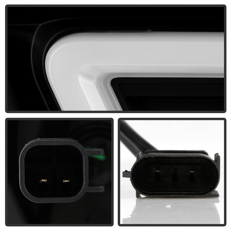 Spyder Dodge Durango 11-13 Halogen Model Only Projector Headlights - Black PRO-YD-DDU11SI-BK SPYDER