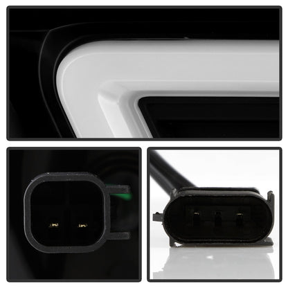 Spyder Dodge Durango 11-13 Halogen Model Only Projector Headlights - Black PRO-YD-DDU11SI-BK SPYDER