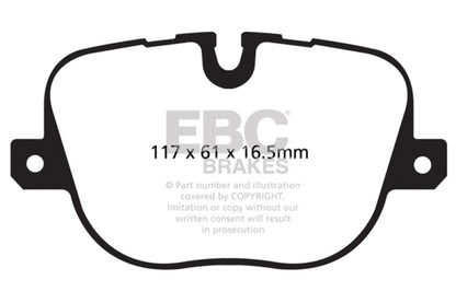 EBC GreenStuff Rear Brake Pads - DP62068 EBC