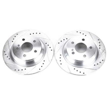 Load image into Gallery viewer, Power Stop 07-08 Mercedes-Benz CL550 Rear Evolution Drilled &amp; Slotted Rotors - Pair