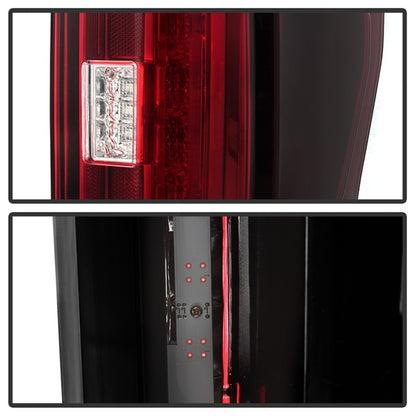 Spyder 17-18 Ford F-250 SD (w/Blind Spot Sens) LED Only Tail Lights - Red Clr (ALT-YD-FS17BS-LED-RC) SPYDER