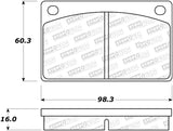 StopTech Premium Ceramic Brake Pads - 308.00430