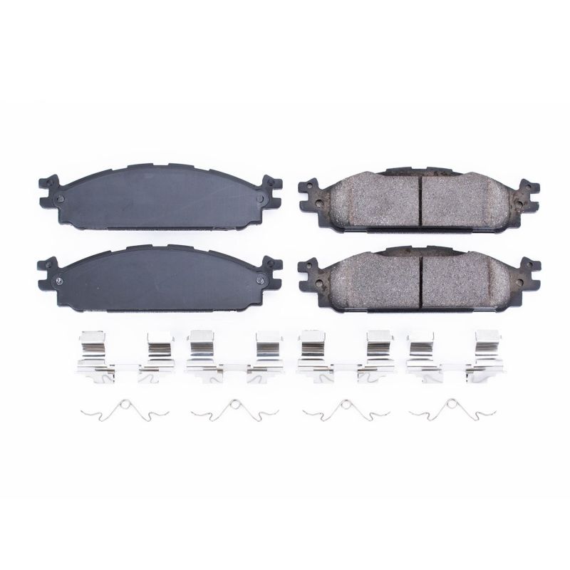 Power Stop 11-19 Ford Explorer Front Z17 Evolution Ceramic Brake Pads w/Hardware PowerStop