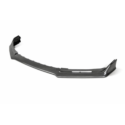 Seibon TA-style carbon fiber front lip for 2017-2021 Honda Civic Type R - FL17HDCVR-TA