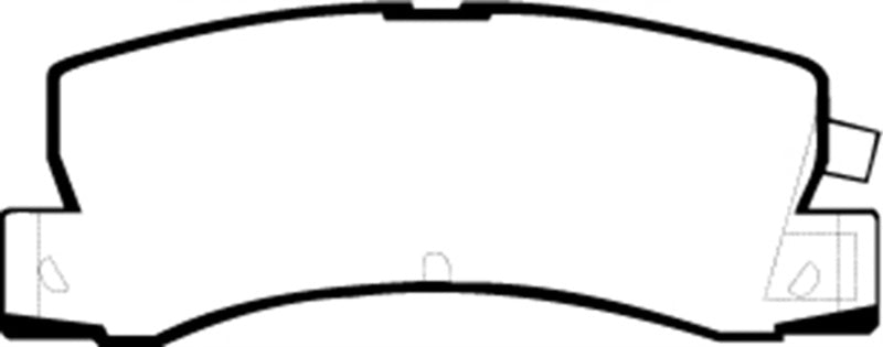 EBC RedStuff Rear Brake Pads - DP3628C EBC