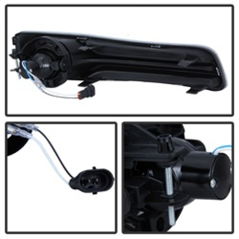 Spyder Chrysler 300 2011-2014 OEM Fog Light W/Universal Switch- Clear FL-C30011-C SPYDER