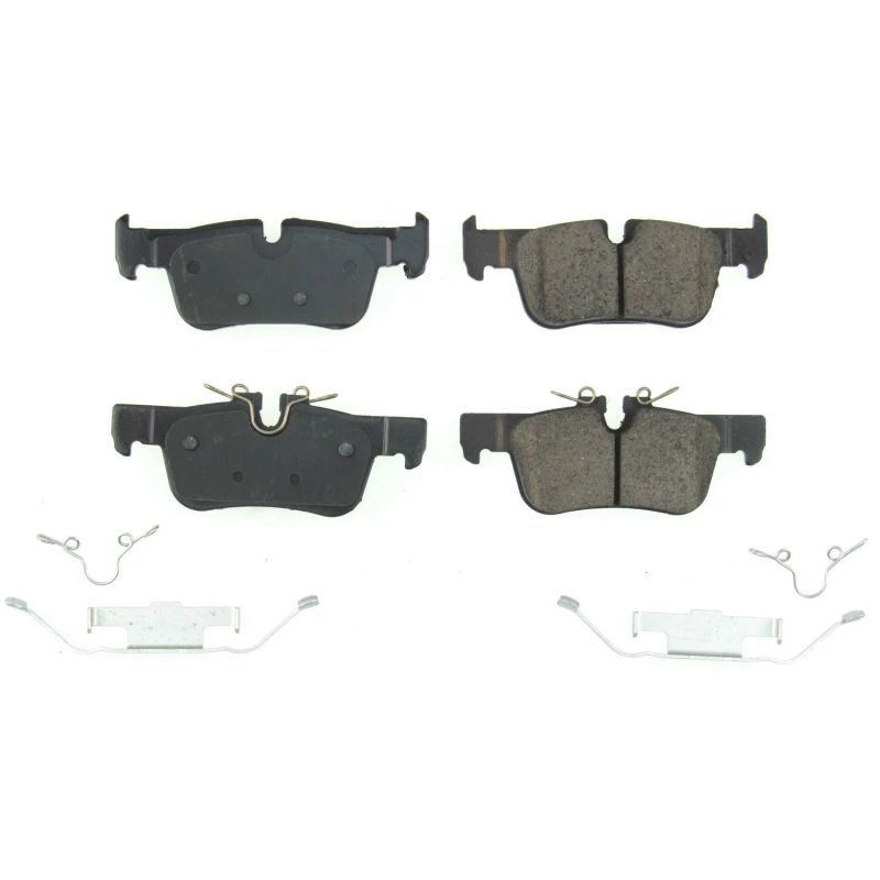 Power Stop 14-18 BMW i3 Rear Z17 Evolution Ceramic Brake Pads w/Hardware PowerStop