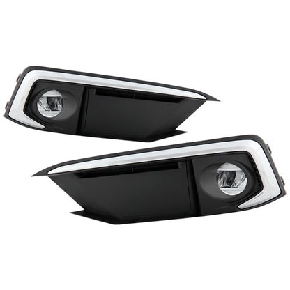 Spyder Honda Civic 2019+ OEM LED Fog Lights w/ OEM switch - Clear FL-HC2019-LED-C SPYDER