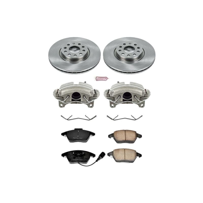 Power Stop 06-09 Audi A3 Front Autospecialty Brake Kit w/Calipers PowerStop