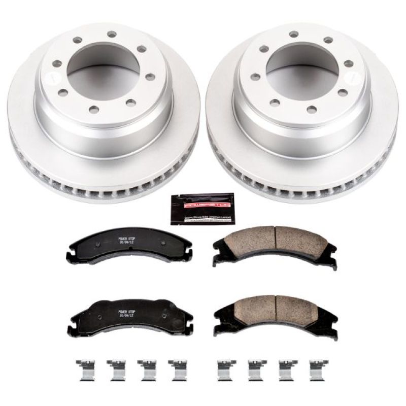 Power Stop 08-14 Ford E-150 Rear Z17 Evolution Geomet Coated Brake Kit PowerStop