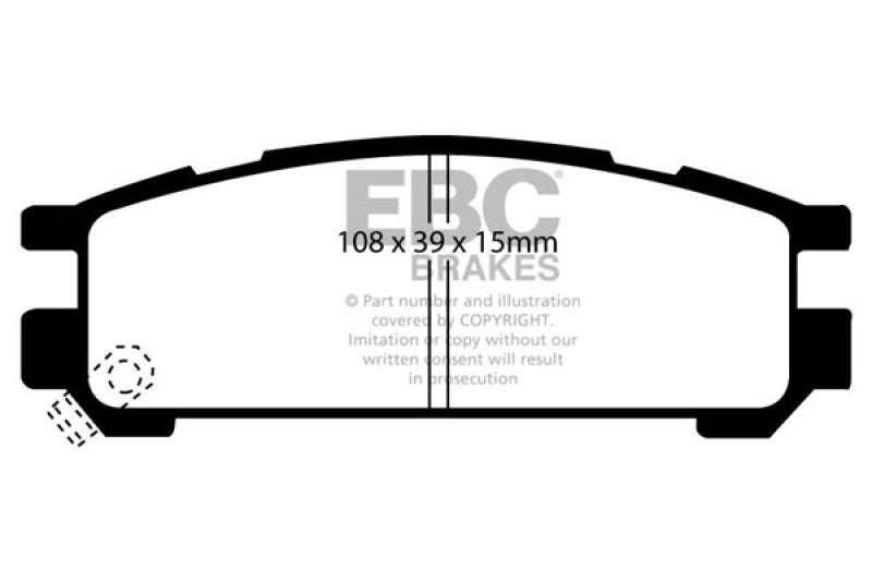 EBC GreenStuff Rear Brake Pads - DP2821