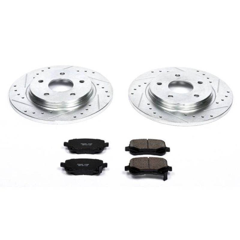 Power Stop 08-12 Chrysler Town & Country Rear Z23 Evolution Sport Brake Kit PowerStop