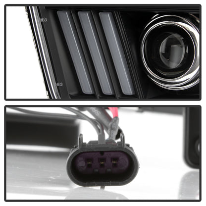 Spyder Ford Mustang 05-08 V2 High-Power LED Headlights - Black PRO-YD-FM05AP-BK SPYDER
