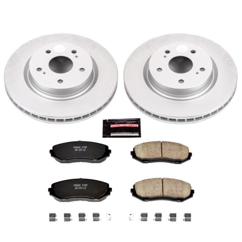 Power Stop 06-13 Suzuki Grand Vitara Front Z17 Evolution Geomet Coated Brake Kit PowerStop