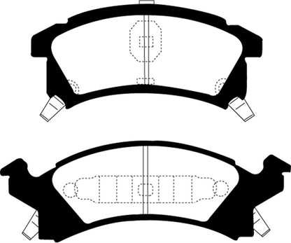 EBC Ultimax2 Front Brake Pads - UD673 EBC
