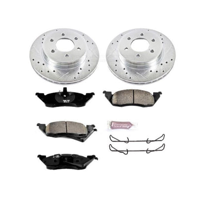 Power Stop 97-98 Dodge Dakota Front Z23 Evolution Sport Brake Kit PowerStop