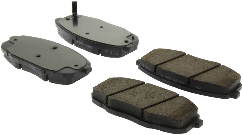 StopTech Premium Ceramic Front Brake Pads - 308.13971