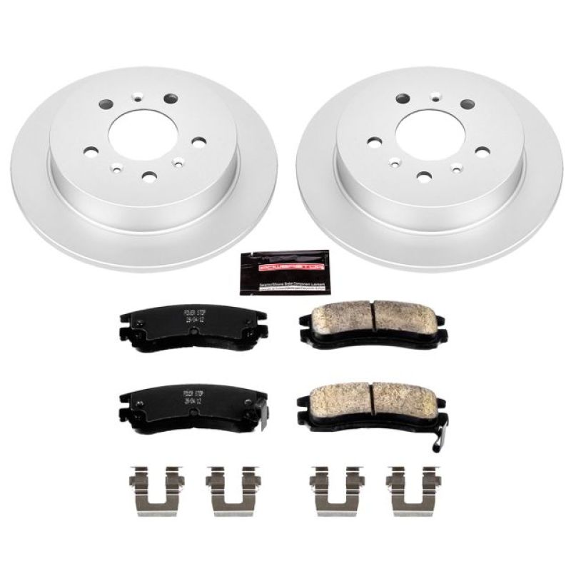 Power Stop 08-09 Buick Allure Rear Z17 Evolution Geomet Coated Brake Kit PowerStop