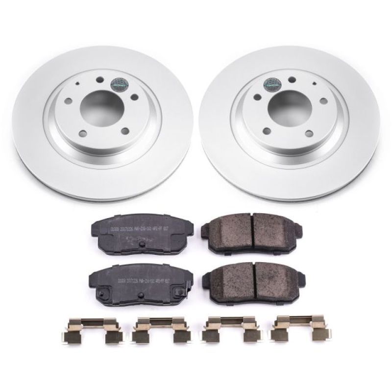 Power Stop 04-11 Mazda RX-8 Rear Z17 Evolution Geomet Coated Brake Kit PowerStop