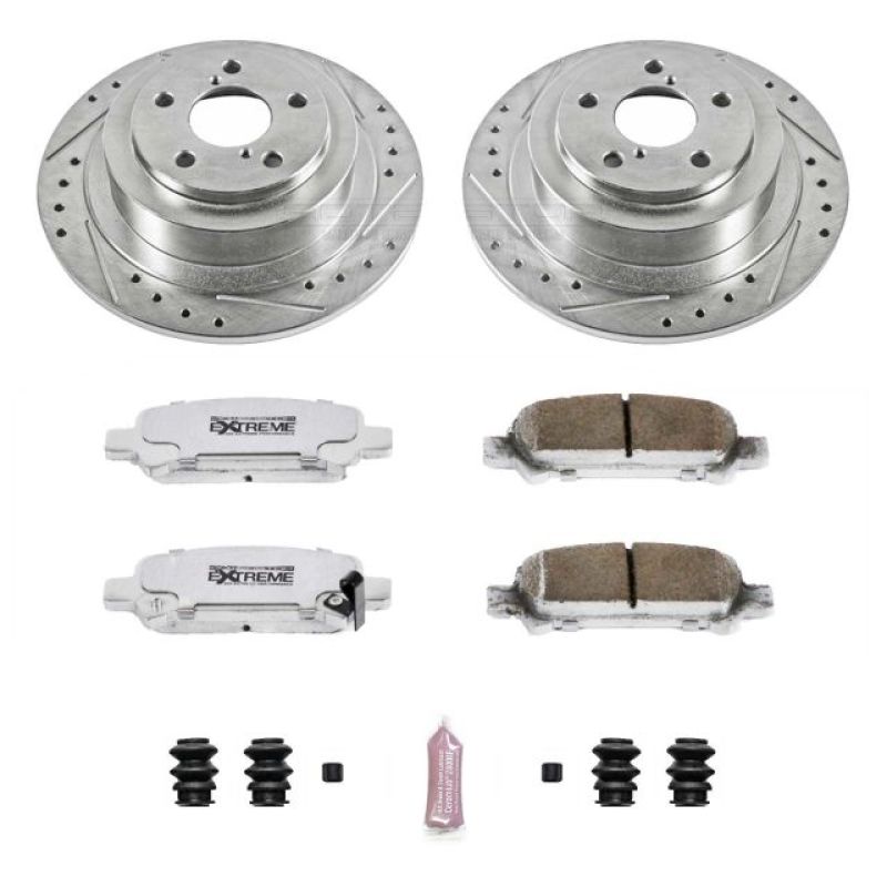 Power Stop 03-06 Subaru Baja Rear Z26 Street Warrior Brake Kit PowerStop