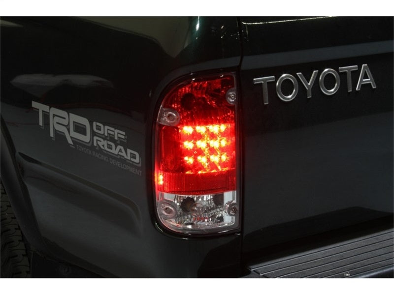Spyder Toyota Tacoma 95-00 LED Tail Lights Red Clear ALT-YD-TT95-LED-RC SPYDER
