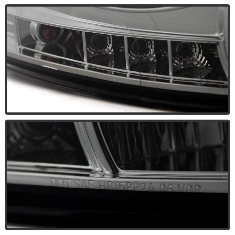 Spyder Dodge Ram 1500 06-08/Ram 2500 06-09 Projector Headlights LED Halo LED Smke PRO-YD-DR06-HL-SM SPYDER