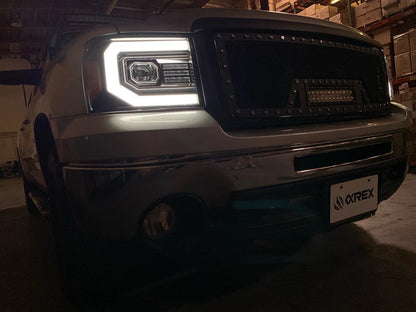 2007-2014 GMC Sierra AlphaRex PRO-Series Projector Headlights - 880605