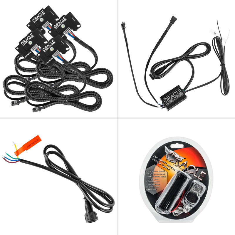 Oracle Jeep Wrangler JL/Gladiator JT RGB+W Headlight DRL Upgrade Kit - ColorSHIFT ORACLE Lighting