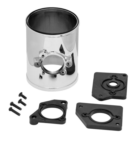 Spectre Air Flow Sensor Mount Air Flow Sensor 3 in OD Chrome - 87051