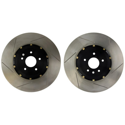 StopTech 03-17 Dodge Viper AeroRotor Drilled Zinc Coated Rear Rotor Pair Stoptech