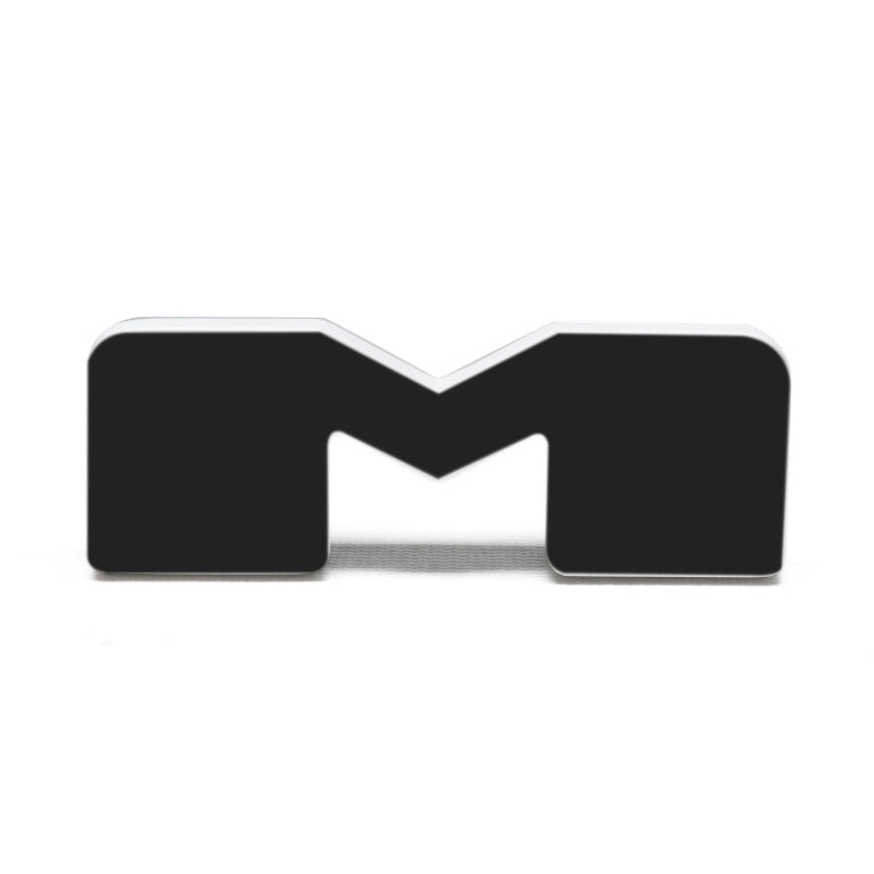 ORACLE Lighting Universal Illuminated LED Letter Badges - Matte Black Surface Finish - M