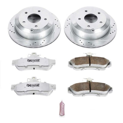 Power Stop 05-06 Pontiac GTO Rear Z26 Street Warrior Brake Kit PowerStop