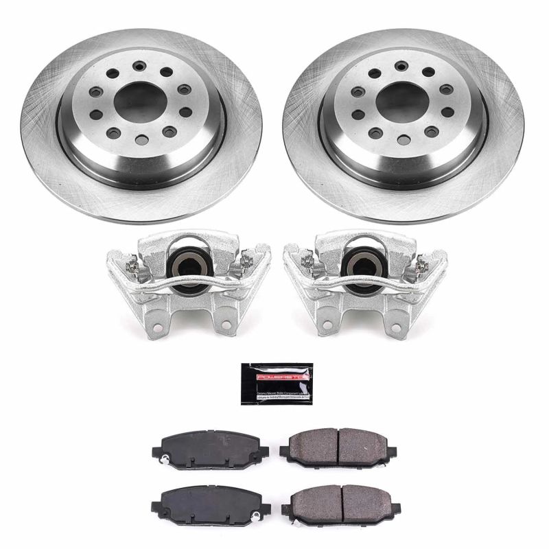 Power Stop 18-19 Jeep Wrangler Rear Autospecialty Brake Kit w/Calipers PowerStop